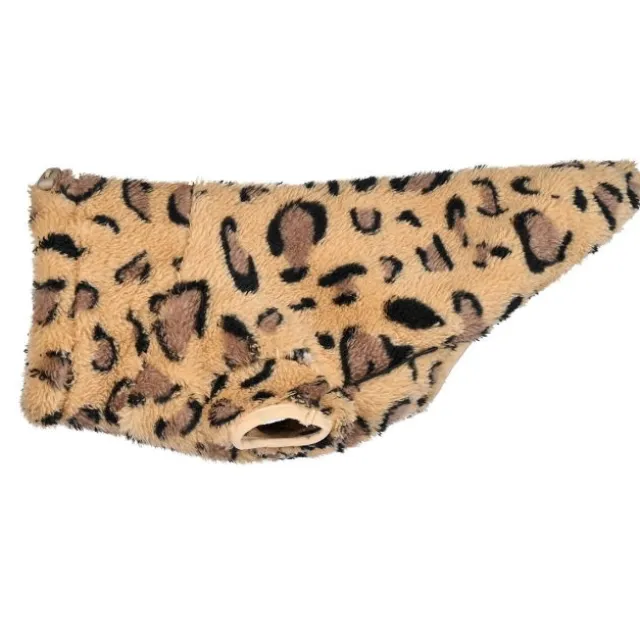 51 Degrees North Turtle Teddy hundegenser, leopard