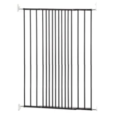 DogSpace Charlie Hundegrind Sort 62,5-106,8x103 cm