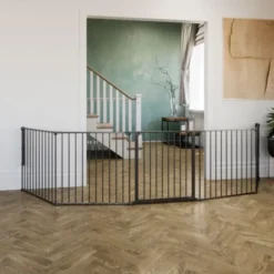 DogSpace Max 2-i-1 Hundegrind/Valpehage Sort