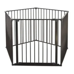 DogSpace Max 2-i-1 Hundegrind/Valpehage Sort