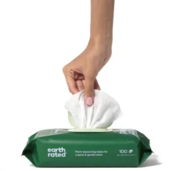 Earth Rated Komposterbare Våtservietter Lavendel, 100-pakning