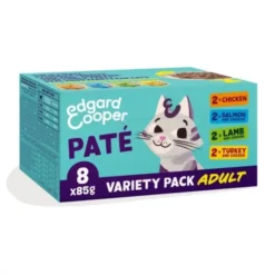 Edgard & Cooper Cat Adult Paté Multipack 8 x 85 g