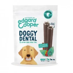 Edgard & Cooper Doggy Dental Tyggepinner Jordbær & Mynte 7-pack