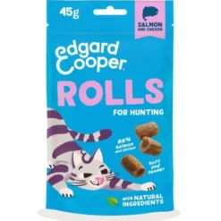 Edgard&Cooper Rolls Myke Kattegodbiter Laks & Kylling 45 g