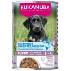 Eukanuba Dog Wet Puppy Trout with Sweet Potatoes 400g