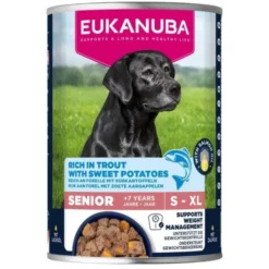Eukanuba Dog Wet Senior Trout with Sweet Potatoes 400g