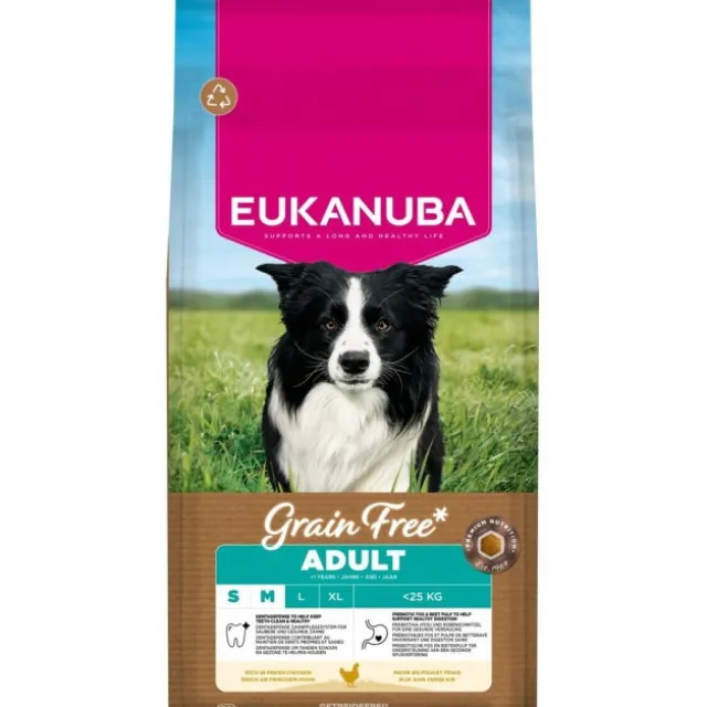 Eukanuba Grain Free Adult Small & Medium Breed Chicken