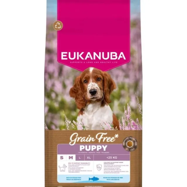 Eukanuba Grain Free Puppy Small & Medium Breed Ocean Fish
