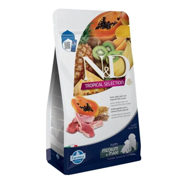 Farmina N&D Dog Tropical Lamb Puppy M/L 2 kg