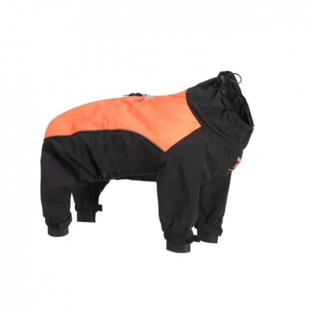 Feel Active Helsingborg Hundoverall Refleks Svart/Orange
