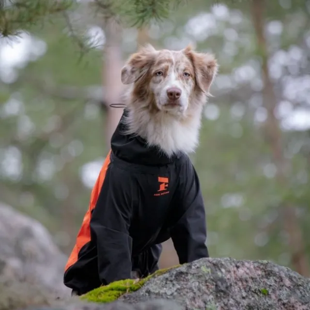 Feel Active Helsingborg Hundoverall Refleks Svart/Orange