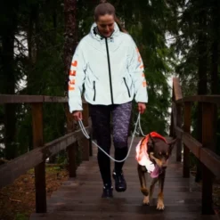 Feel Active Regnjakke Mørkegrå/Oransje