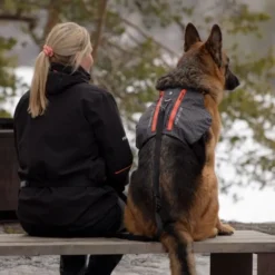 Feel Active Trekbag Hundesele Ryggsekk, Svart