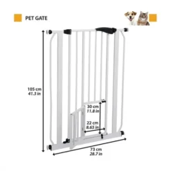 Ferplast hundegrind, 105 cm