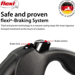 Flexi Giant L Black Edition 8m