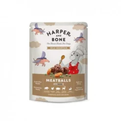 Harper and Bone Dog Pouch Wild Mountain kjøttboller 300 g