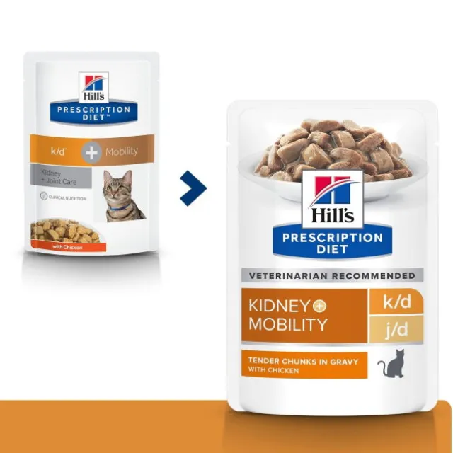 Hills Diet Cat k/d + Mobility 12 x 85g