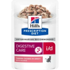 Hill's Prescription Diet Feline i/d Digestive Care Salmon 12x85 g
