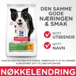 Hills Science Plan Dog Youthful Vitality Medium