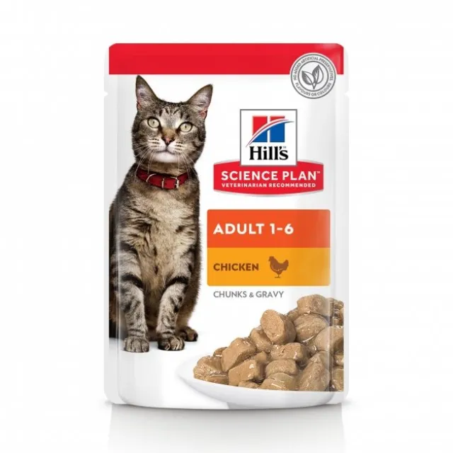 Hill's Sciene Plan Cat Adult Chicken & Turkey 12x85 g