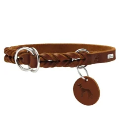 Hunter Solid Education Halsbånd Brown