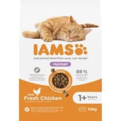 Iams for Vitality Cat Adult Hairball Chicken