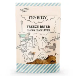 ItsyBitsy Freeze Dried Lammekjøtt og Leverbiter til hund
