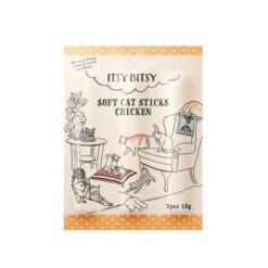 ItsyBitsy Kyllingsticks til katt 3x6g