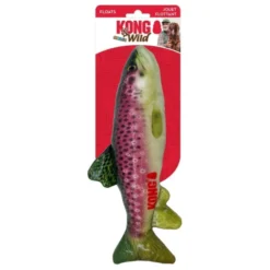 KONG Wild Shieldz Fisk Rød 28 cm