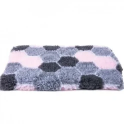 Little&Bigger CosyPet Honeycomb grey/pink