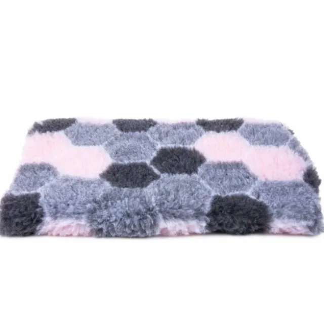 Little&Bigger CosyPet Honeycomb grey/pink