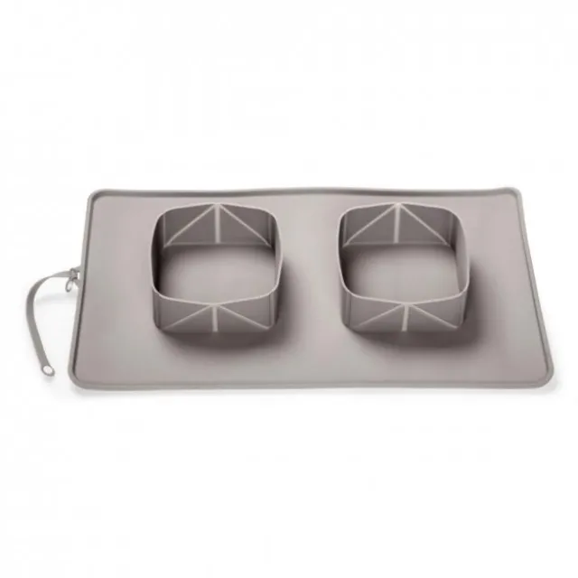 Little&Bigger Double Diner Mat Grå