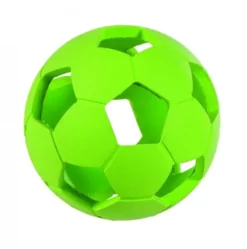 Little&Bigger Fotball i Gummi Limegrønn 7,5 cm