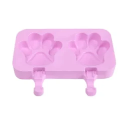 Little&Bigger Juicy Vibes pupsicle ice cream mold 2 paws pink