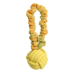 Little&Bigger Juicy Vibes recy rope ball with bungee handle