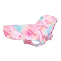 Little&Bigger Mistral Regnhoodie Pastel Cloud print