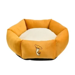 Little&Bigger MushroomLove Hexagon Hundeseng Kantarell
