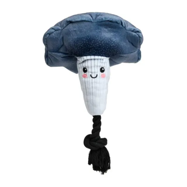 Little&Bigger Mushroom Love Sort Trompetsopp med tau 32 cm