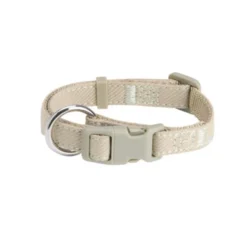 Little&Bigger PuppyBasics Taffi Halsbånd Pistachio Cream