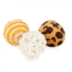 Little&Bigger PurePurr Natur Mix Baller 3-pack