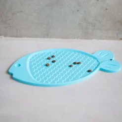 Little&Bigger Silicone Plasseringsmatte Fisk Aqua