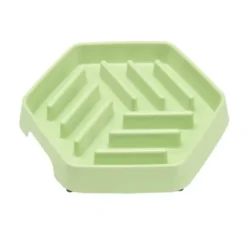 Little&Bigger Tasty melamine slow feed matskål hexagon