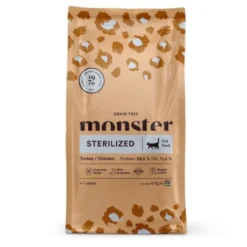 Monster Cat Adult Grain Free Sterilized Turkey & Chicken