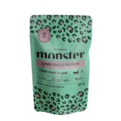 Monster Cat Adult Lamb in Patè 85 g