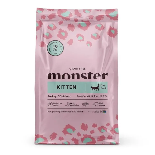 Monster Cat Kitten Grain Free Turkey & Chicken