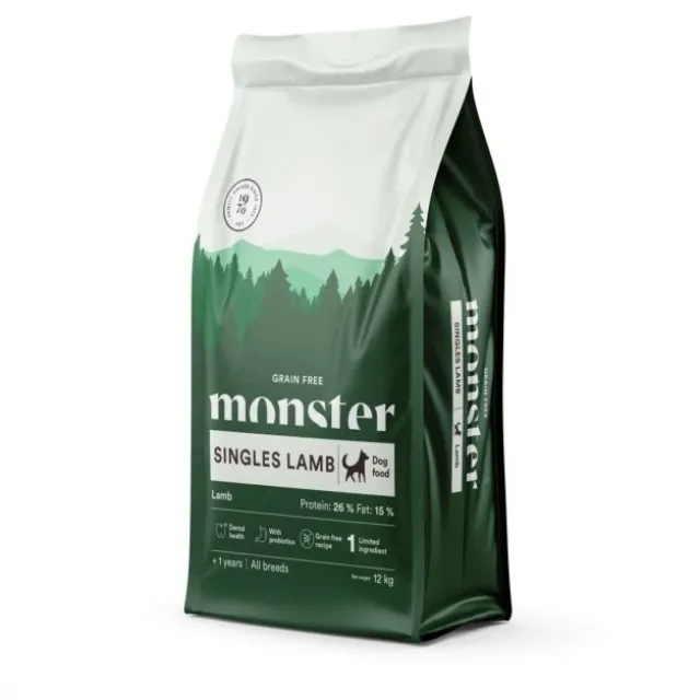 Monster Dog Adult Grain Free All Breeds Singles Lam