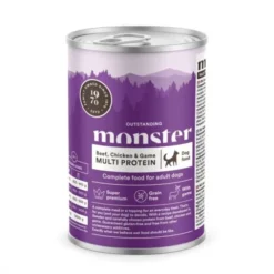 Monster Dog Adult Grain Free Biff, Kylling & Viltkjøtt 400 g