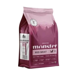 Monster Dog Adult Grain Free Red Meat Beef, Pork & Lamb