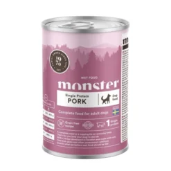 Monster Dog Adult Single Protein Svin 400 g