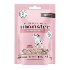 Monster Dog Frysetørkede godbiter Storfe